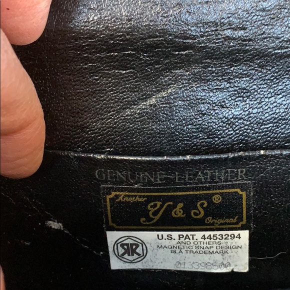 Y & S genuine leather vintage handbag with chain strap - Picture 8 of 8